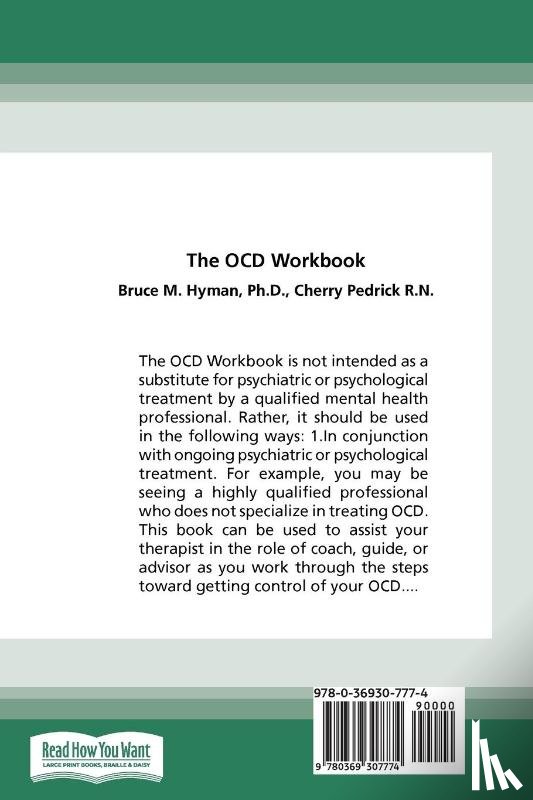 Hyman, Bruce M - The OCD Workbook