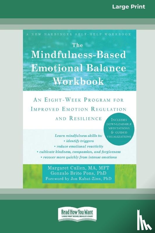 Cullen, Margaret, Pons, Gonzalo Brito - The Mindfulness-Based Emotional Balance Workbook