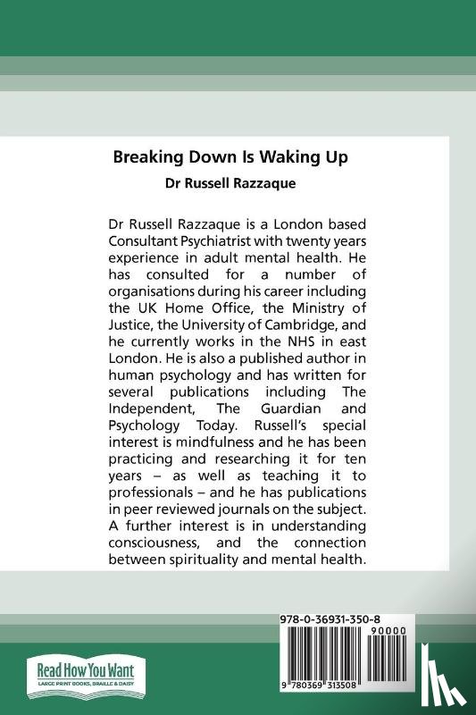 Razzaque, Russell - Breaking Down is Waking Up