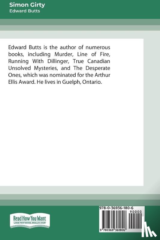 Butts, Edward - Simon Girty