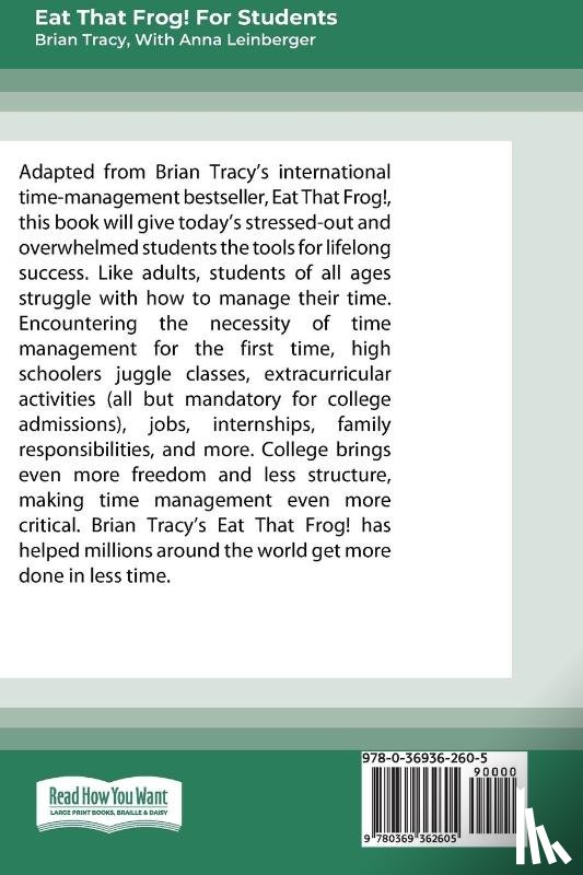 Tracy, Brian - Eat That Frog! for Students