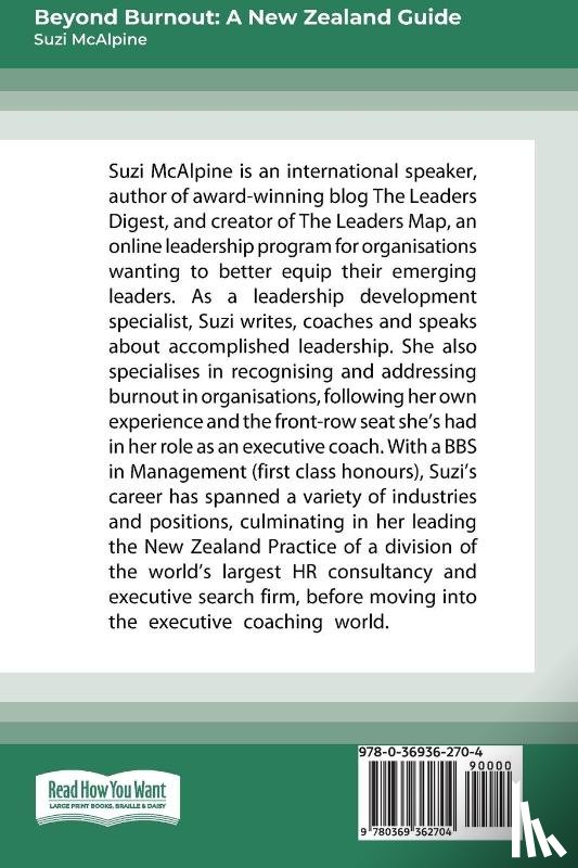 McAlpine, Suzi - Beyond Burnout