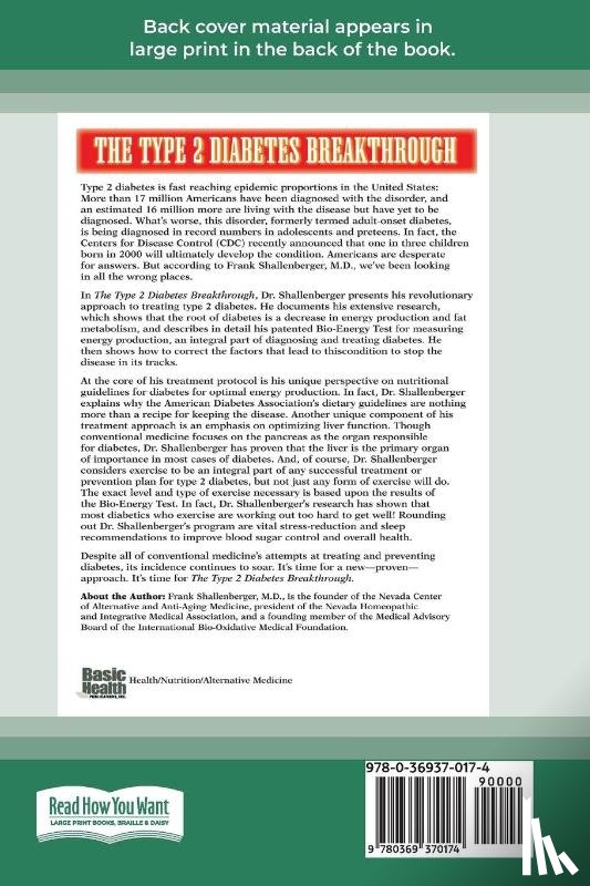 Shallenberger, Frank - The Type 2 Diabetes Break-through