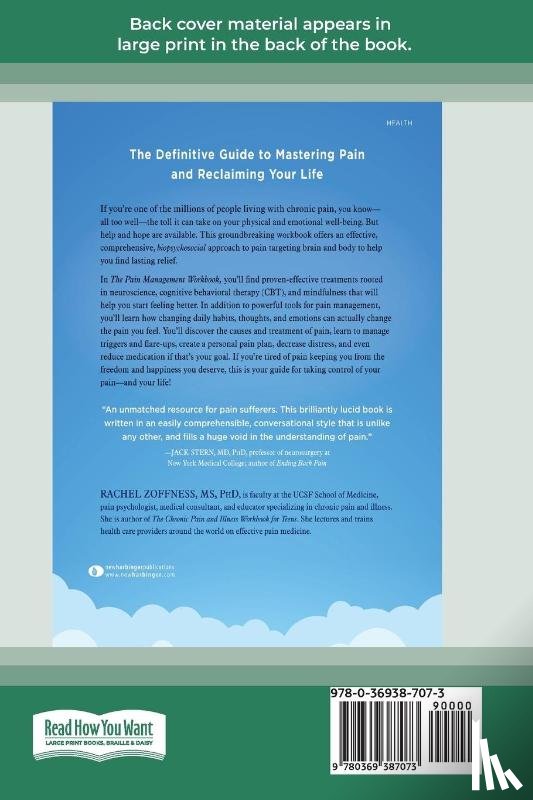 Zoffness, Rachel - The Pain Management Workbook
