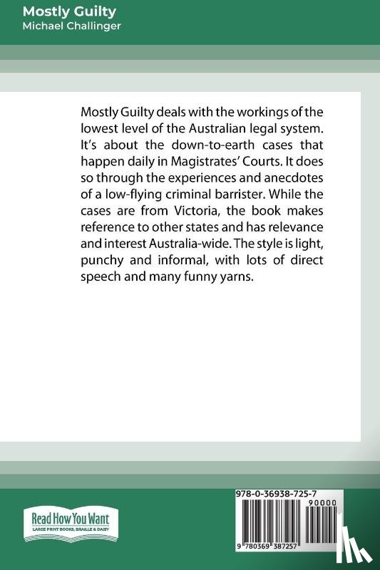 Challinger, Michael - Mostly Guilty