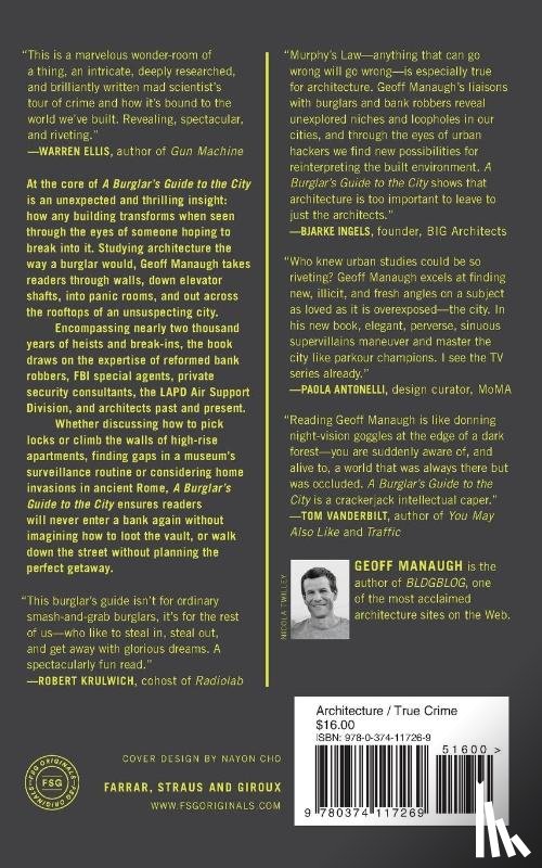 Manaugh, Geoff - A Burglar's Guide to the City