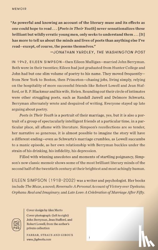 Simpson, Eileen - Poets in Their Youth