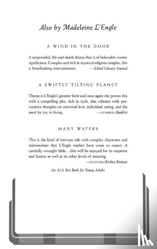 L'Engle, Madeleine - A Wrinkle in Time