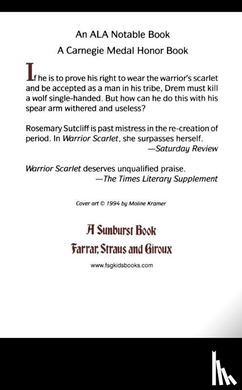 Rosemary Sutcliff, Charles Keeping - Warrior Scarlet