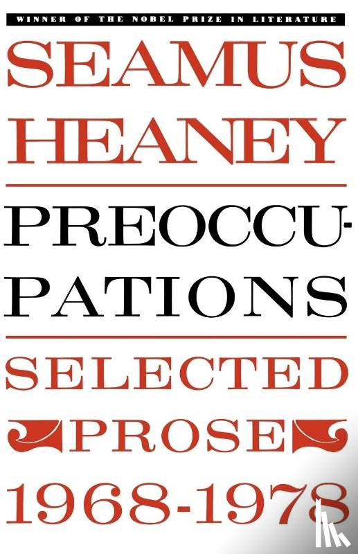 Heaney, Seamus - Preoccupations