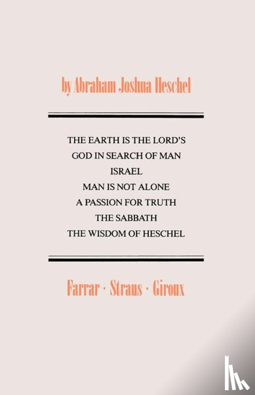 Heschel, Abraham Joshua - Maimonides