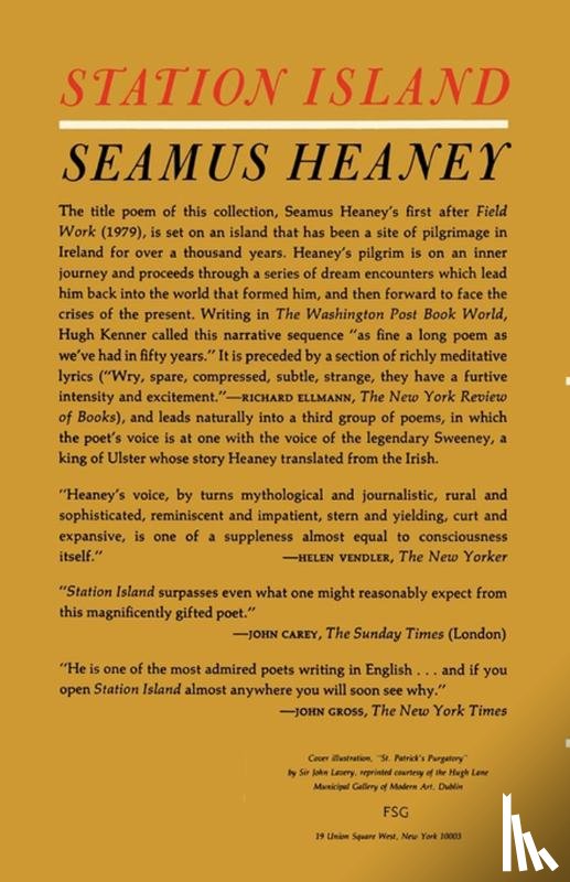 Heaney, Seamus - Station Island