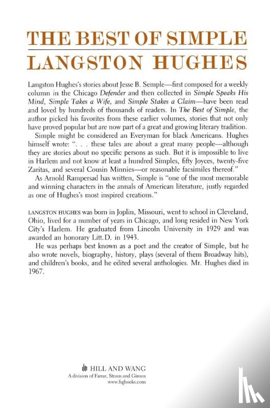 Hughes, Langston - The Best of Simple