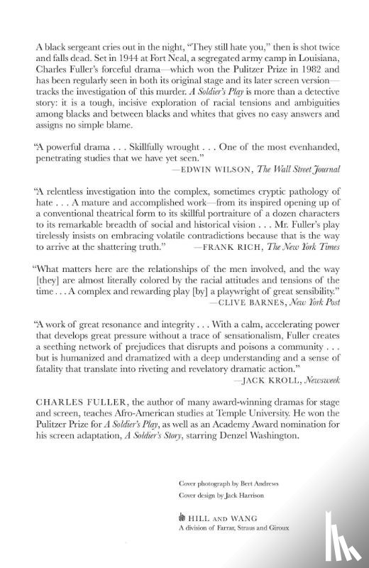 Fuller, Charles - A Soldier's Play