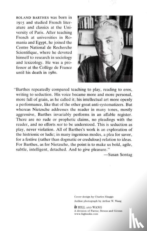 Barthes, Roland - The Pleasure of the Text