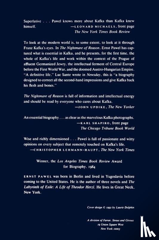 Pawel, Ernst - The Nightmare of Reason