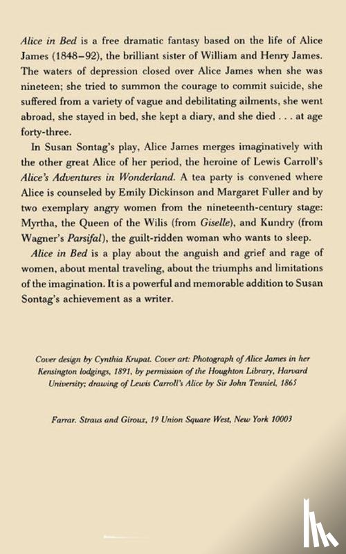 Sontag, Susan - Alice in Bed