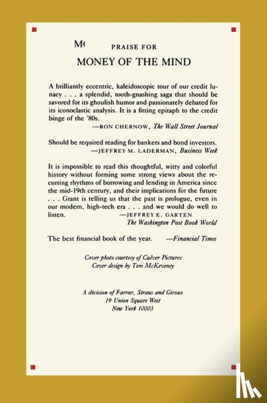 Grant, James L. - Money of the Mind