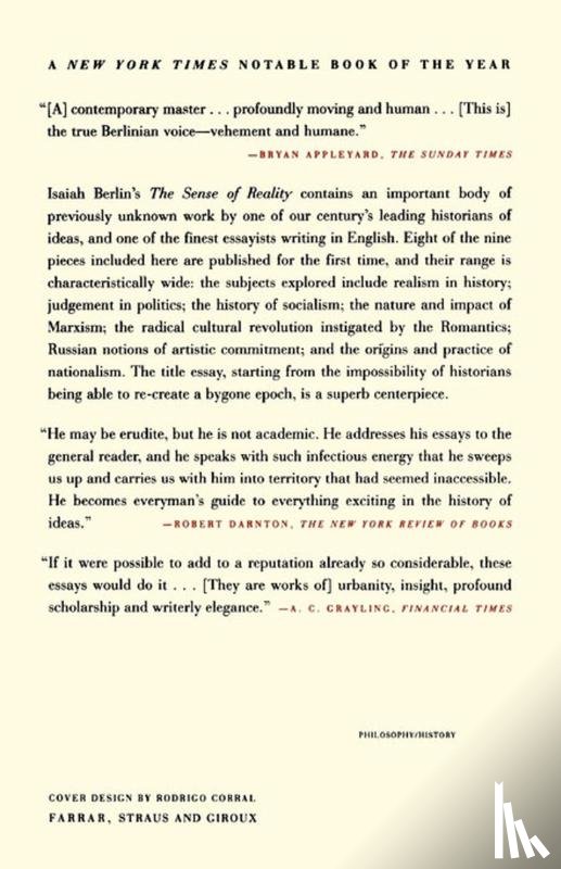 Berlin, Isaiah - The Sense of Reality