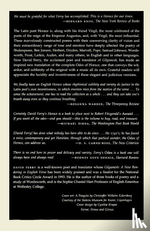 Ferry, David - The Odes of Horace