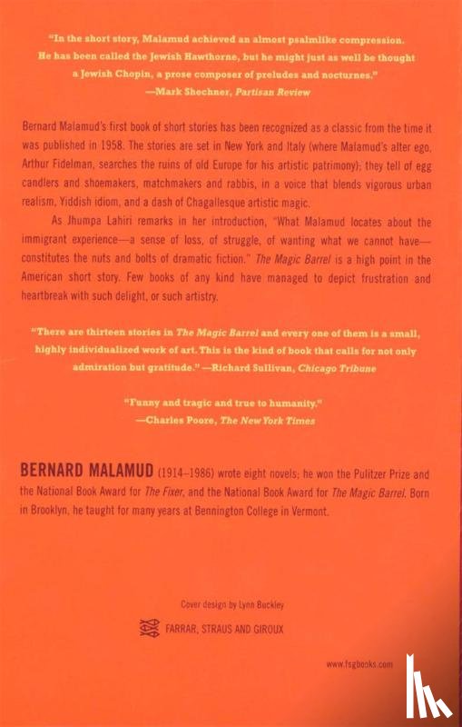 Bernard Malamud - Magic Barrel