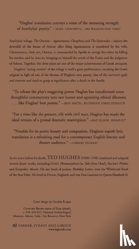 Hughes, Ted - The Oresteia of Aeschylus