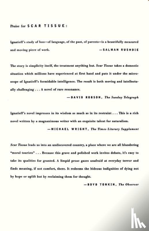 Ignatieff, Michael - Scar Tissue