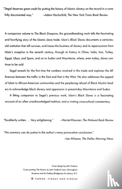 Segal, Ronald - Islam's Black Slaves