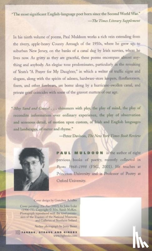 Muldoon, Paul - Moy Sand and Gravel