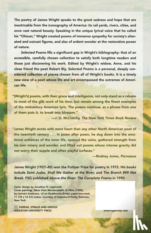 Wright, James Arlington - Selected Poems