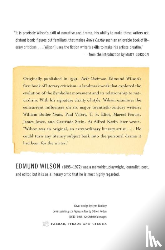 Wilson, Edmund - Axel's Castle