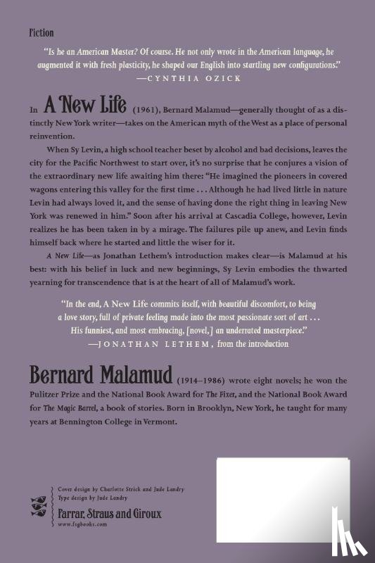 Malamud, Bernard - A New Life