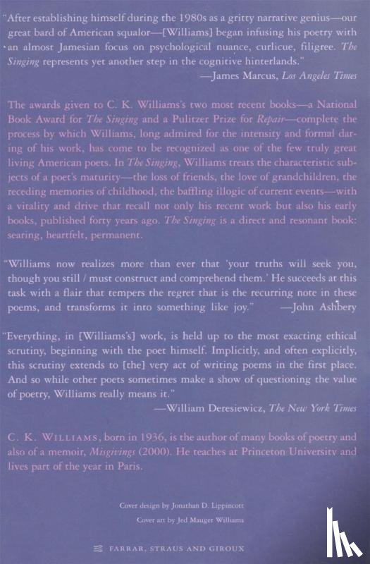 Williams, C. K. - The Singing