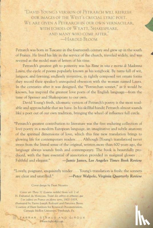 Petrarch - The Poetry of Petrarch