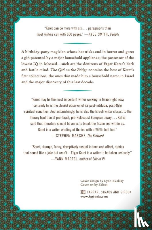 Etgar Keret - The Girl on the Fridge Stories