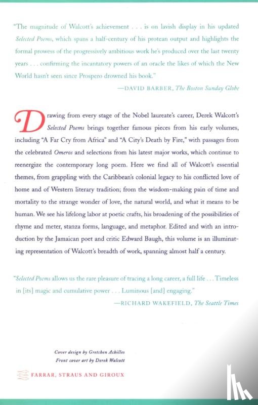 Walcott, Derek - Selected Poems