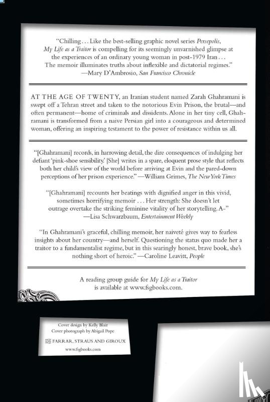 Ghahramani, Zarah - My Life as a Traitor