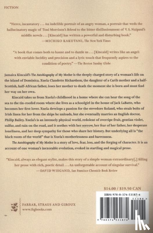 Kincaid, Jamaica - The Autobiography of My Mother