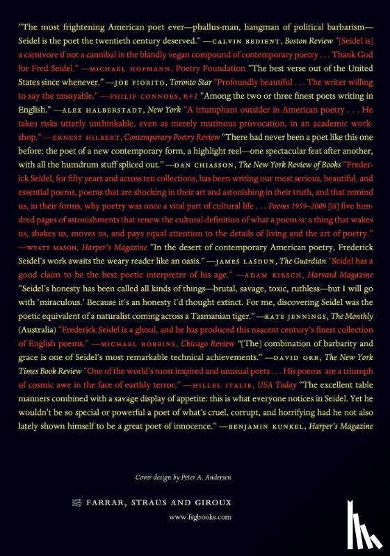 Seidel, Frederick - Poems 1959-2009