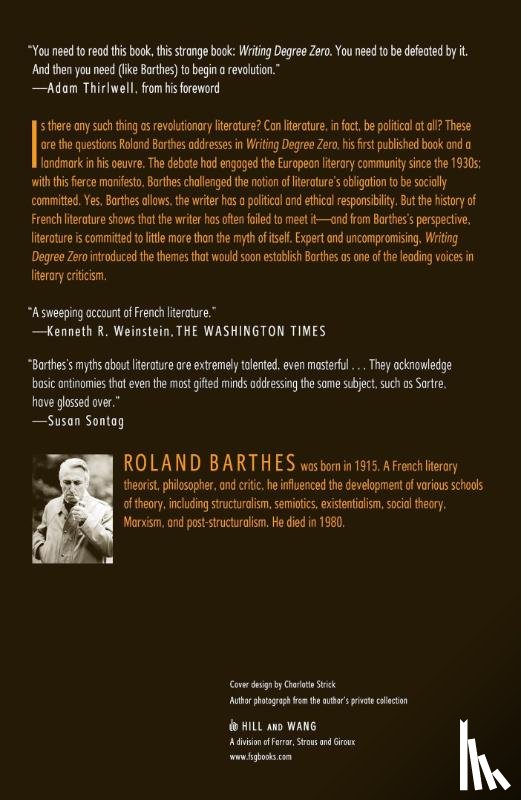 Barthes, Roland - Writing Degree Zero