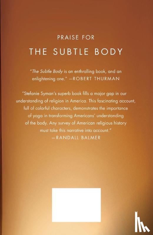 Syman, Stefanie - The Subtle Body