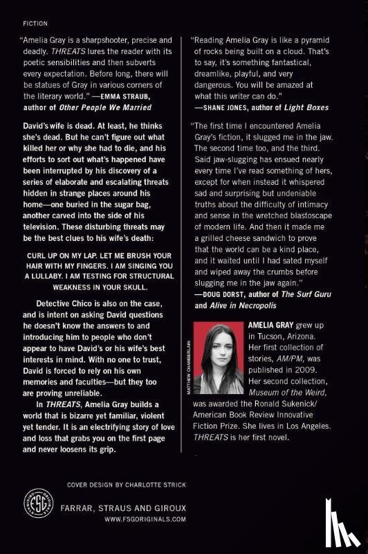 Gray, Amelia - Threats