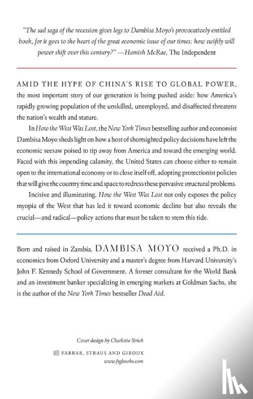 DAMBISA MOYO - HOW THE WEST WAS LOST