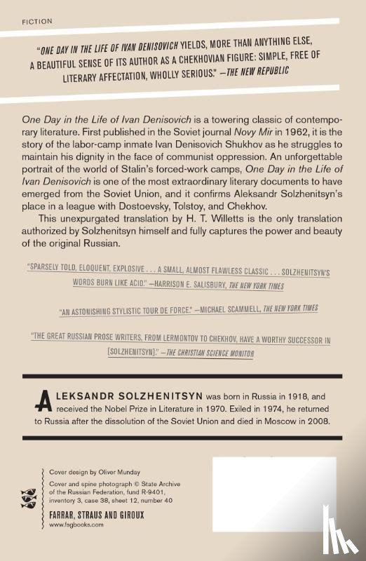 Solzhenitsyn, Aleksandr - One Day in the Life of Ivan Denisovich