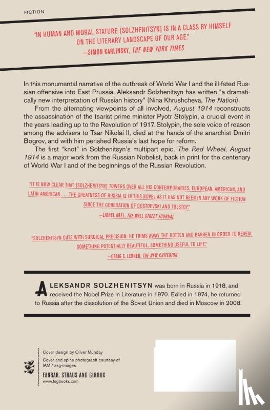 Solzhenitsyn, Aleksandr - August 1914: A Novel