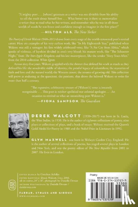 Walcott, Derek - The Poetry of Derek Walcott 1948-2013