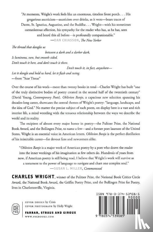 Wright, Charles - Oblivion Banjo
