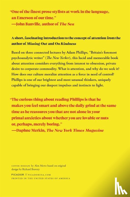 Phillips, Adam - Attention Seeking