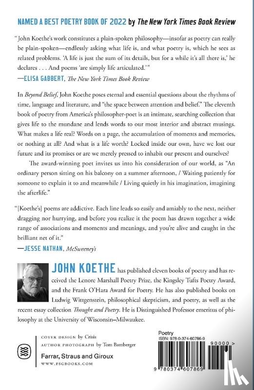 Koethe, John (University of Wisconsin-Milwaukee USA) - Beyond Belief