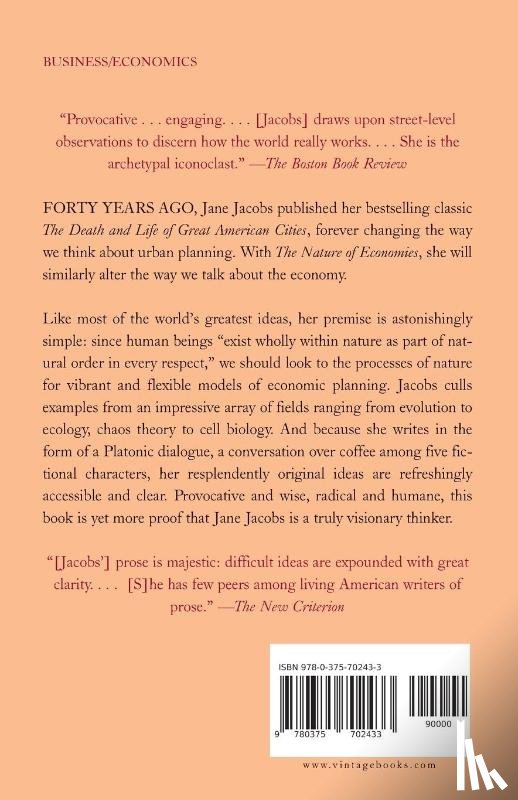 Jacobs, Jane - The Nature of Economies